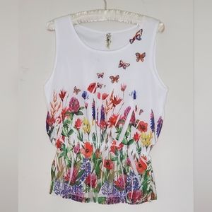 Topia, medium, sleeveless, multicolored